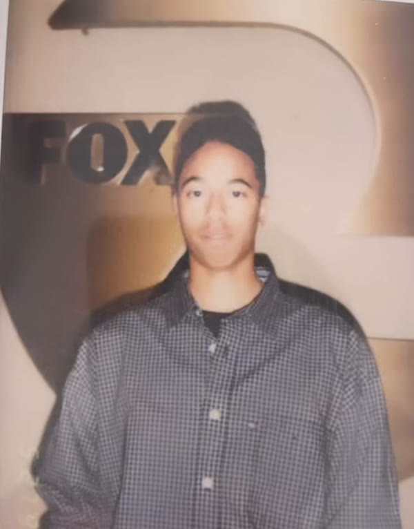Rock Jacobs on his KTVU Fox 2 intern badge